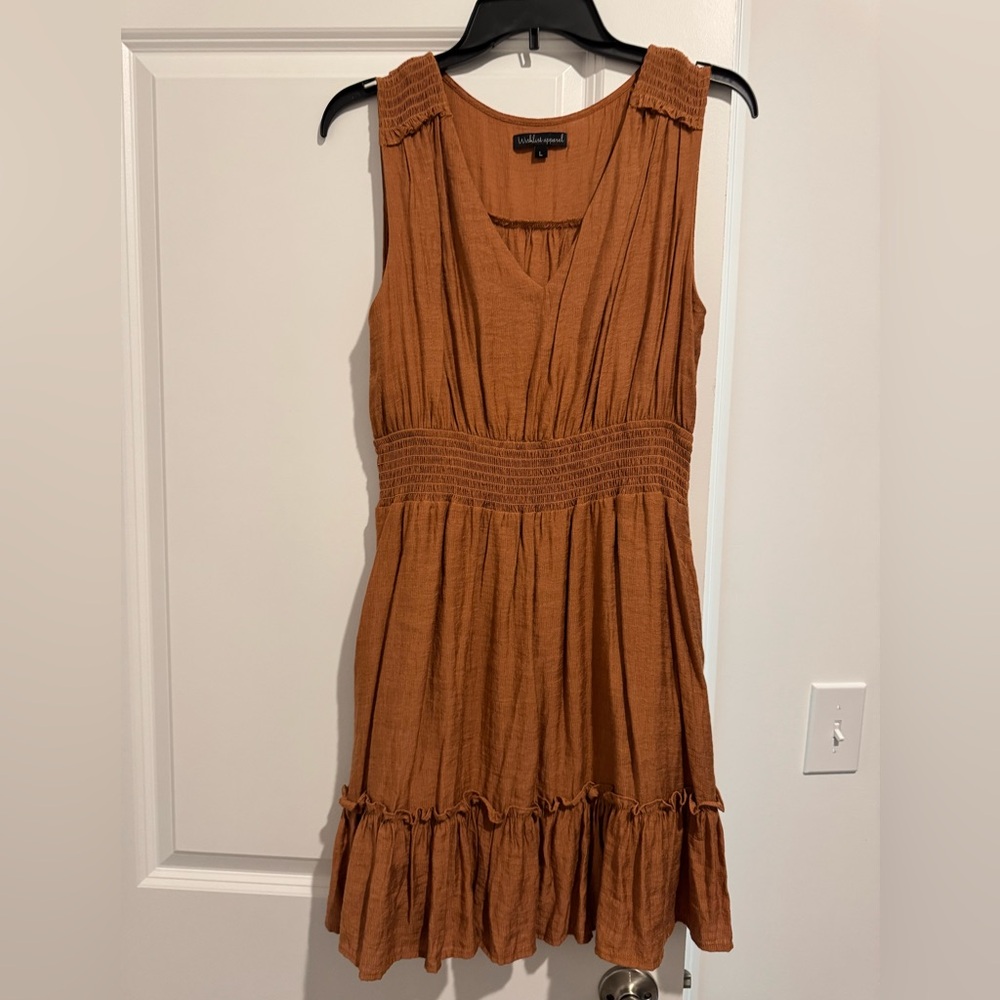 Boutique Dress With Smocked Waist